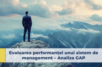 analiza gap, sistem de management, indicatori de performanță