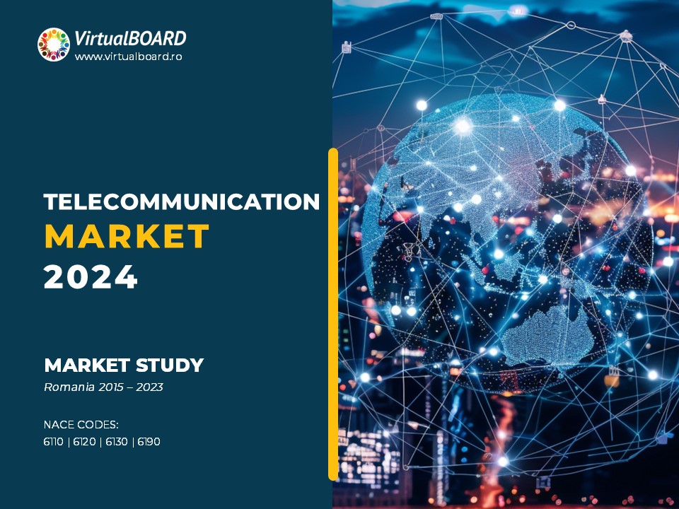 studiu piata telecomunicatii; indicatori financiari telecomunicatii; top companii piata telecomunicatii; evolutie piata telecomunicatii; factori de influenta piata telecomunicatii